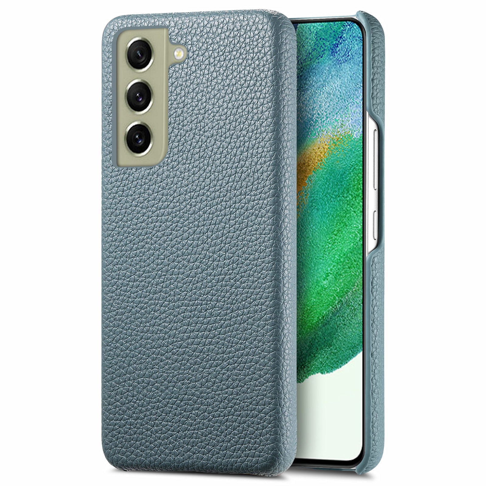 Y1 For Samsung Galaxy S21 FE 5G Case Anti-Scratch Litchi Texture PU+PC Phone Cover Y1 For Samsung Galaxy S21 FE 5G Case Anti-Scratch Litchi Texture PU+PC Phone Cover